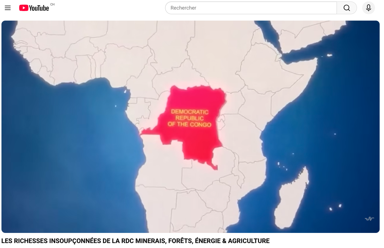 Les richesses insoupçonnées de la RDC 